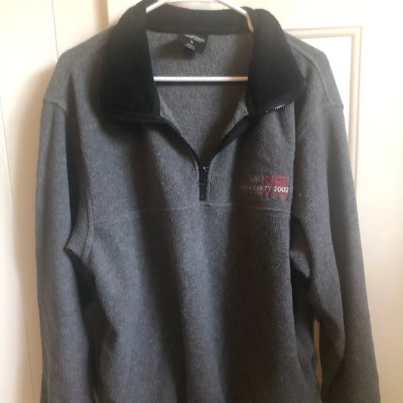 collared pullover sweatshirt